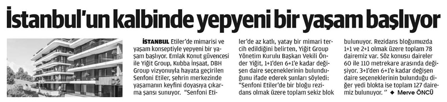 İstanbul'un kalbinde yepyeni bir yaşam başlıyor.